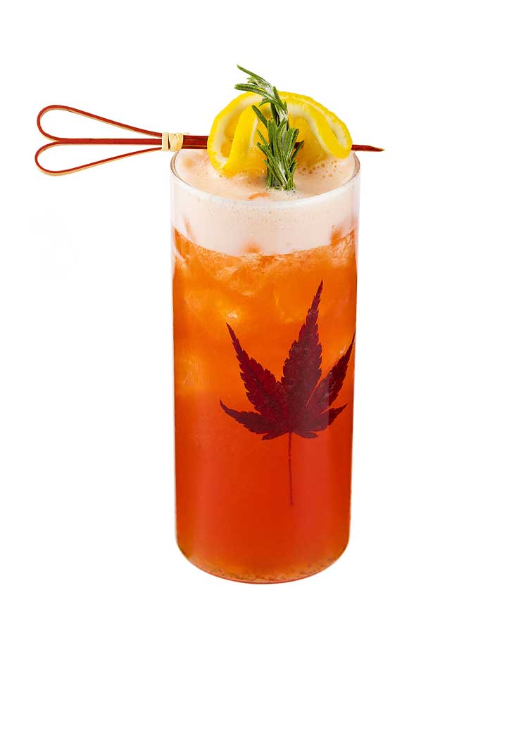 无花果秋叶冰茶